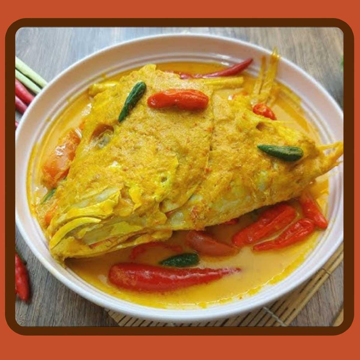 Snapper Head Curry (Gulai Kepala Ikan)