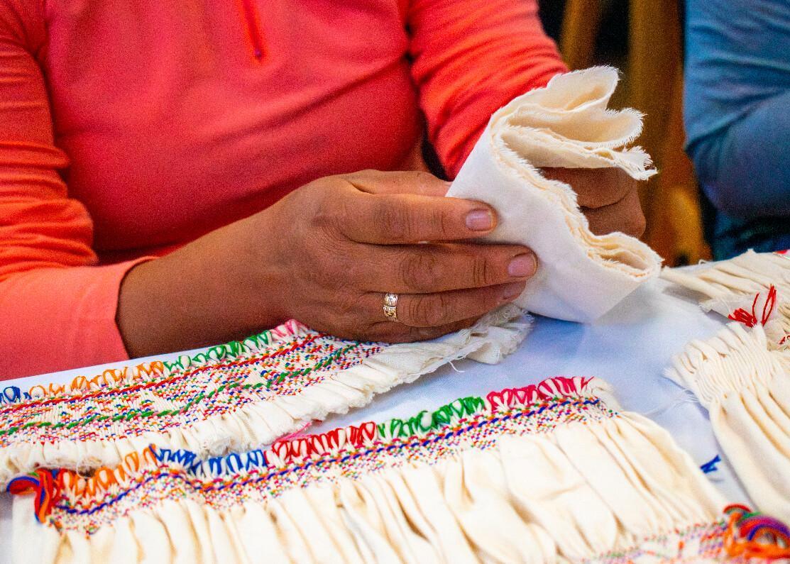 🧵 Nocintzin Juanita | Bordado de Pepenado