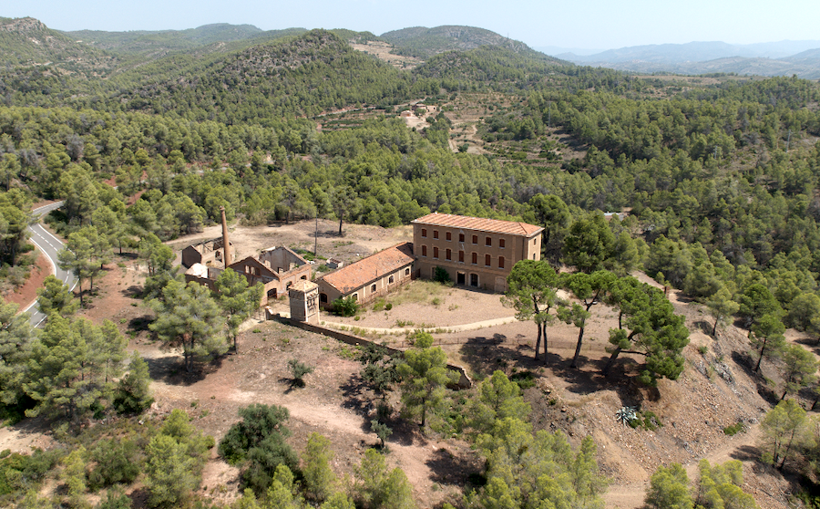 La mina lusa, donde está el centro de interpretación de la Guerra Civil