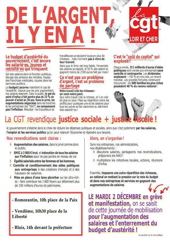 DE L’ARGENT, IL Y EN A !