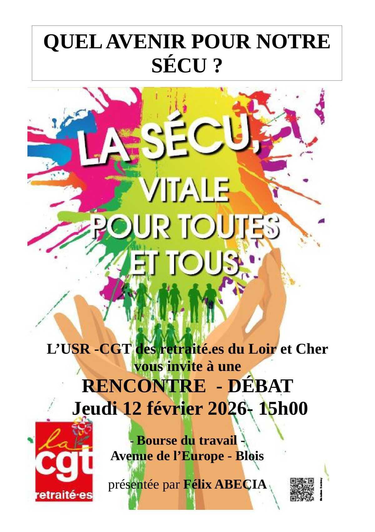 Quel avenir pour notre sécu ? Blois.