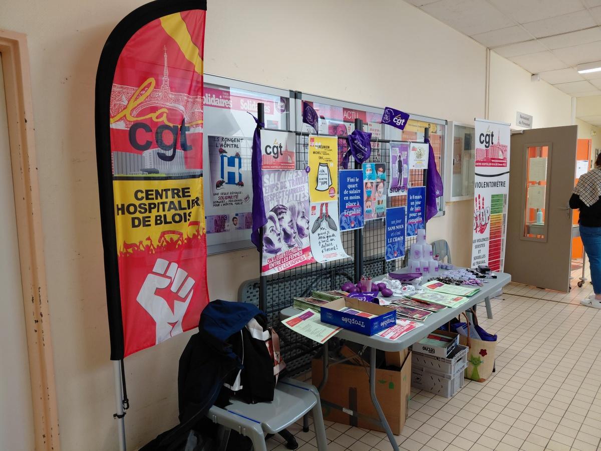 La CGT de l'hôpital de Blois prépare le 8 mars !
