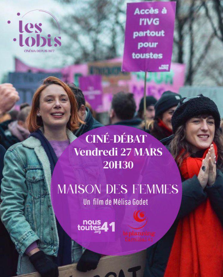 27 mars - Projection débat "Maison des femmes"