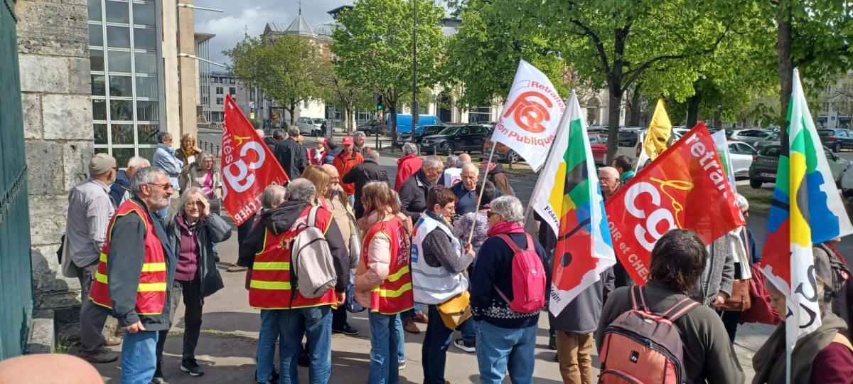2 avril 2026 - Mobilisation des organisations retraitées CGT, FSU, Solidaires