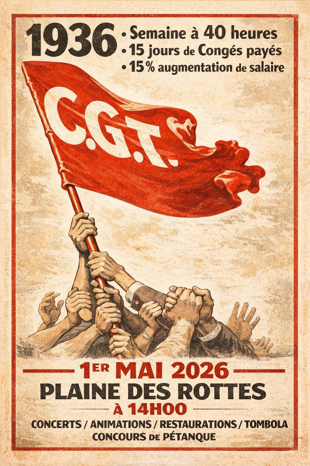 1er mai - Fête de la CGT à Vendôme