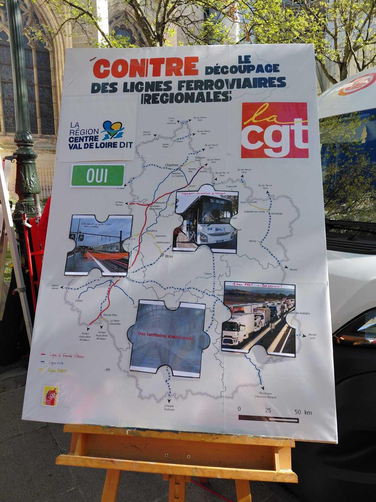 9 avril - Lutte pour le service public ferroviaire 