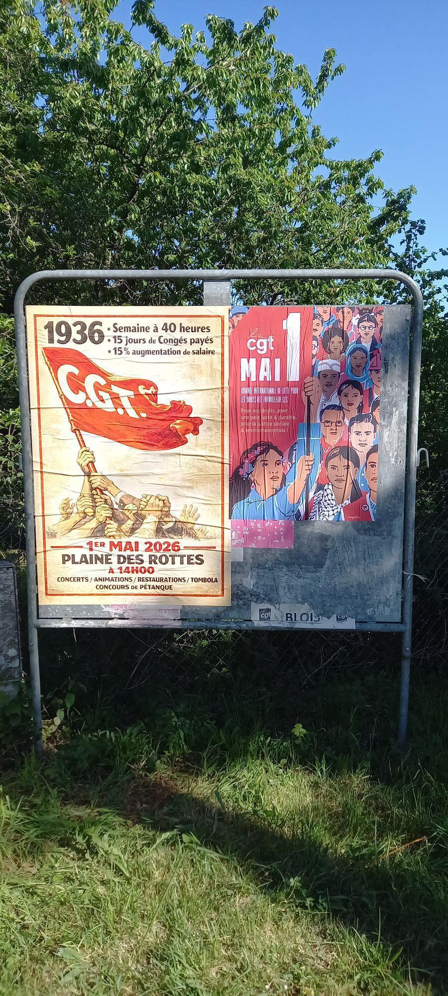 Préparation du 1er mai