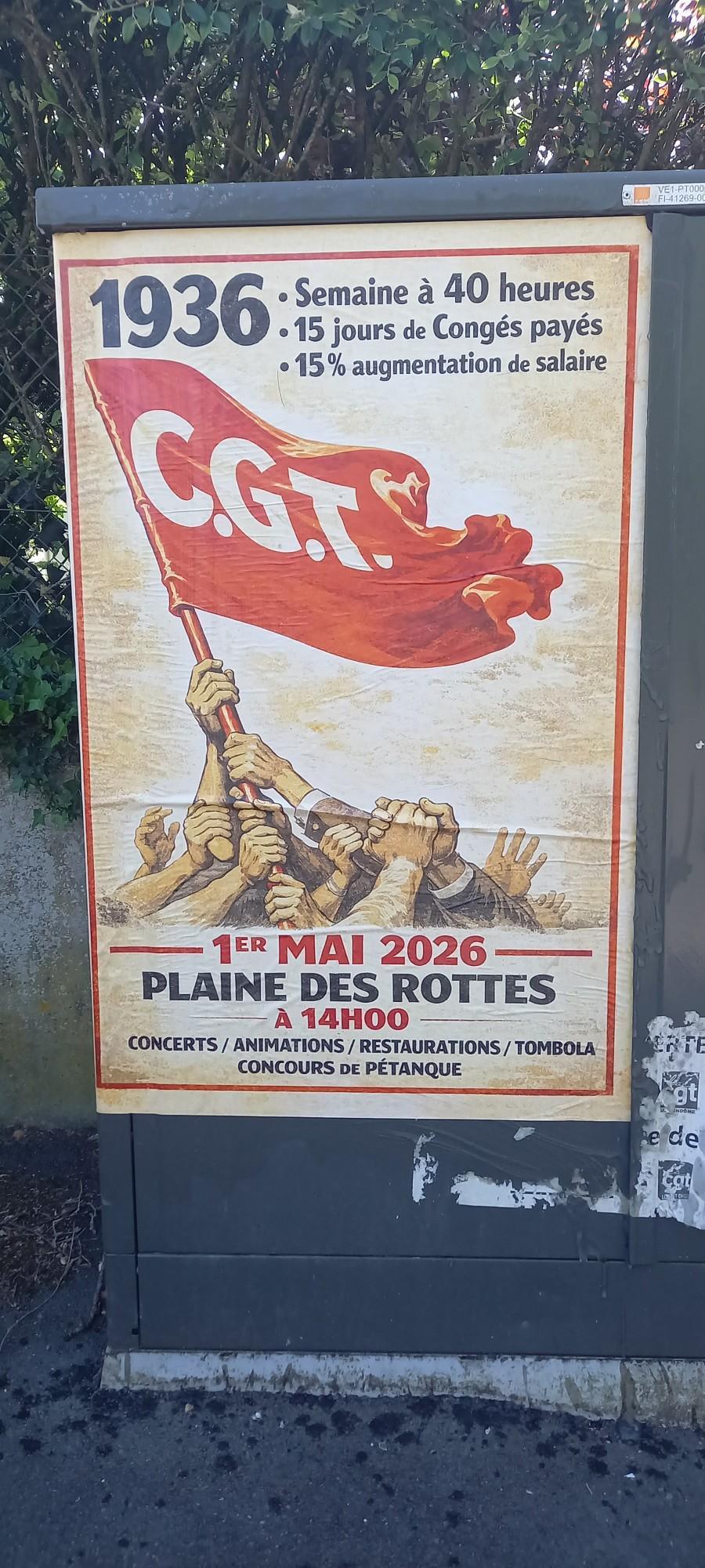 Préparation du 1er mai