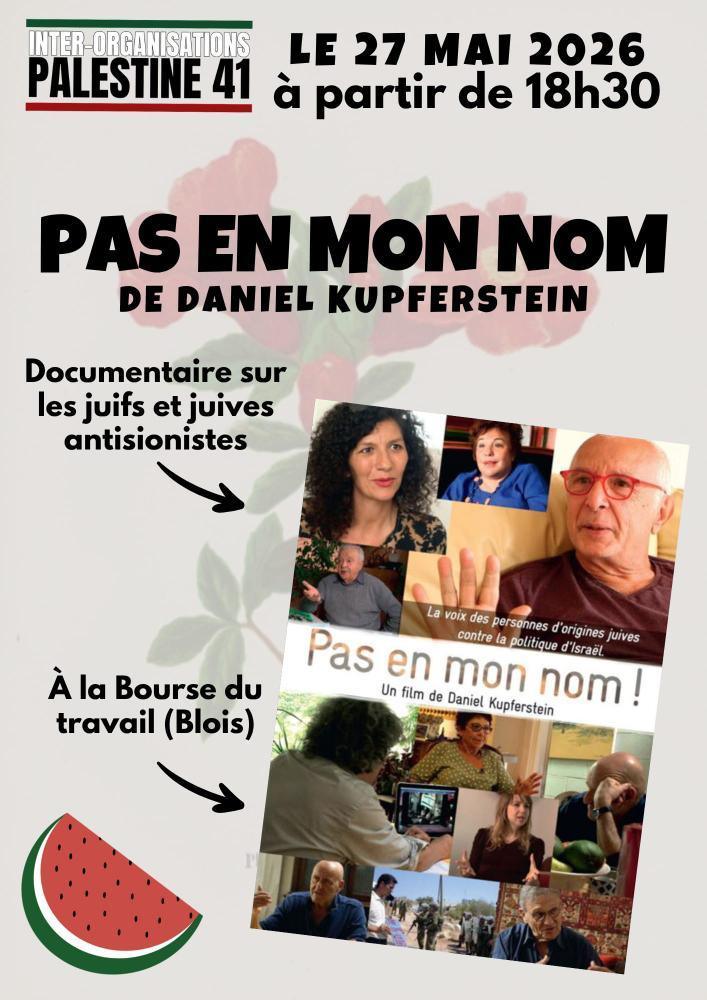 Projection 27 mai - Pas en mon nom Projection 27 mai - Pas en mon nom
