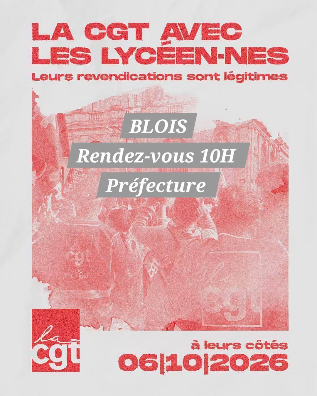 6 octobre 2026 - Soutien à la mobilisation lycéenne 6 octobre 2026 - Soutien à la mobilisation lycéenne