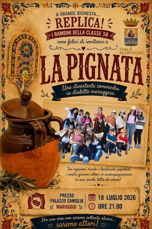 Rappresentazione Teatrale - “La pignata” (inizio ore 21.00)