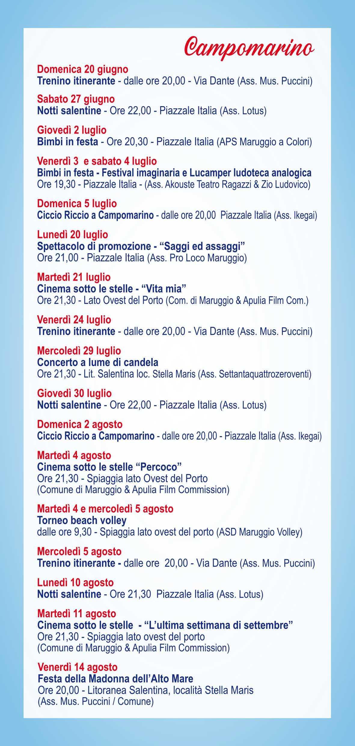 Festa della Madonna dell’Alto Mare (inizio ore 20:00)