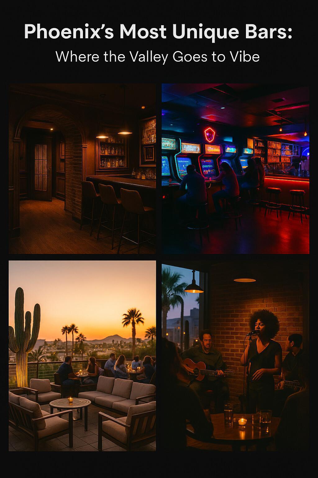 Phoenix’s Most Unique Bars: Where the Valley Goes to Vibe Phoenix’s Most Unique Bars: Where the Valley Goes to Vibe