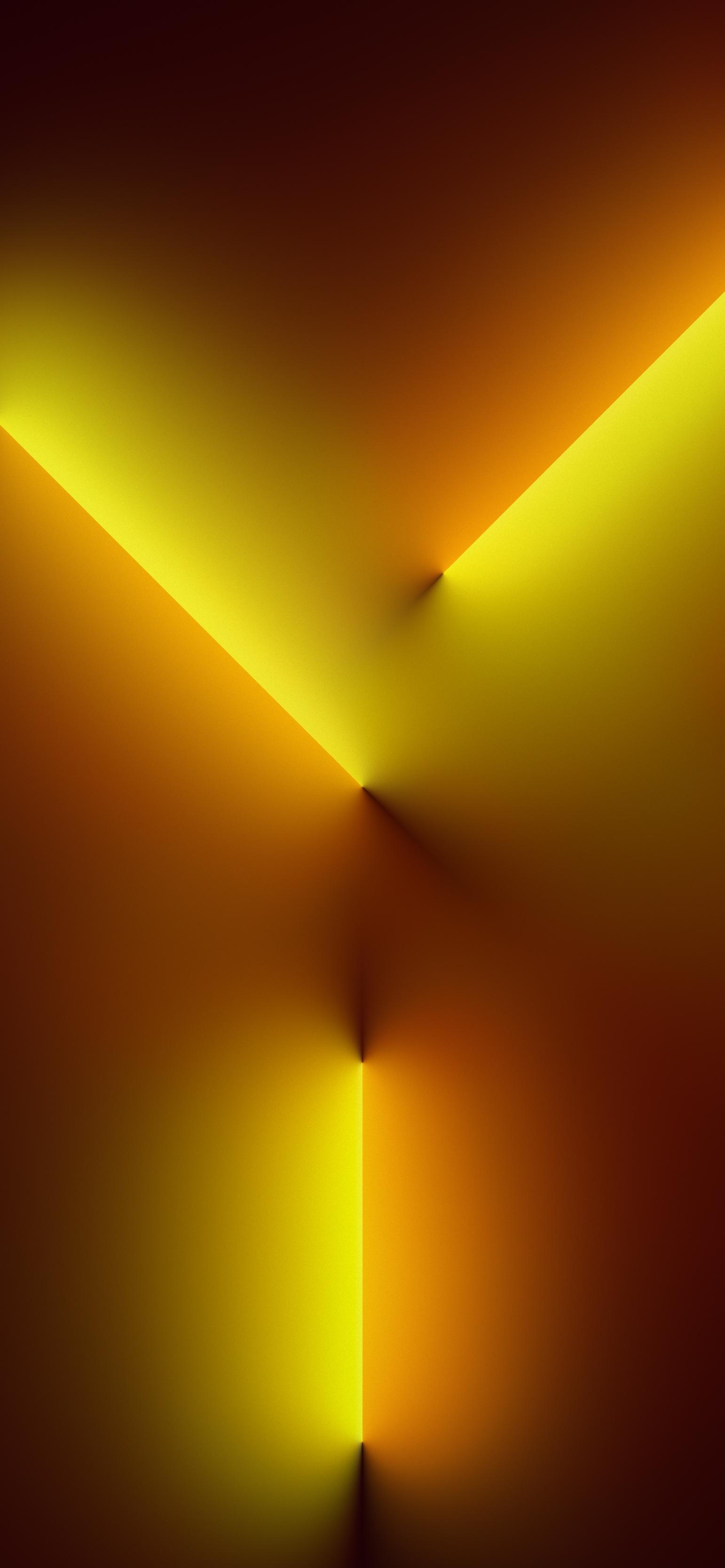 Light_Beams_Gold_Light-iPhone-13-Pro-official-apple-wallpaper