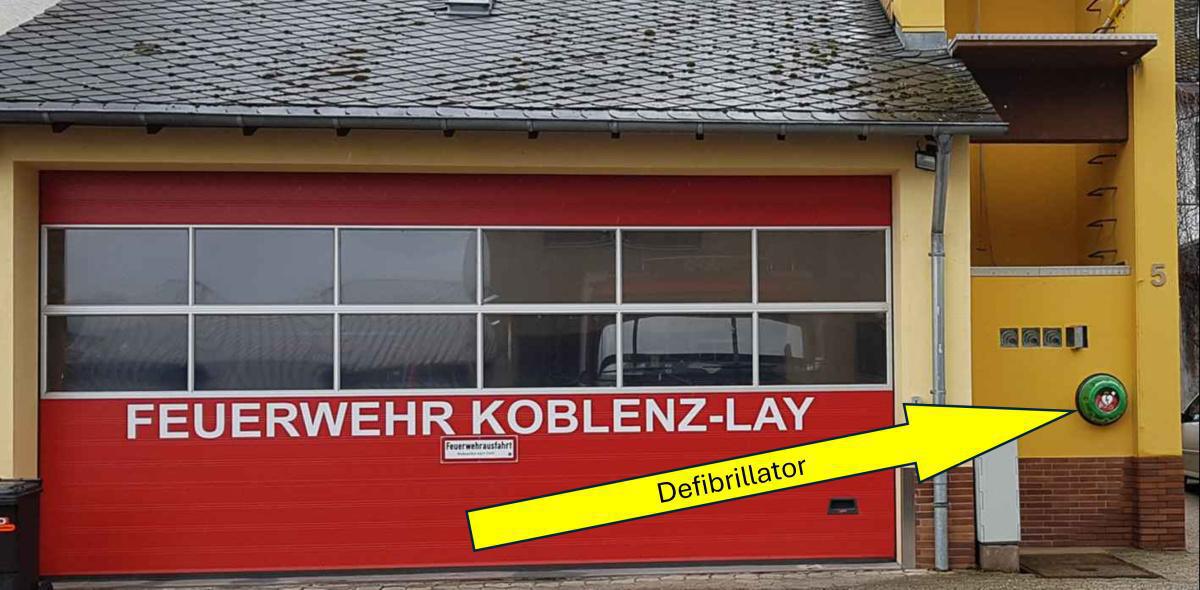 Defibrillatoren am Feuerwehrgerätehaus, am Kirmesplatz, in der Legiahalle und im Sportlerheim