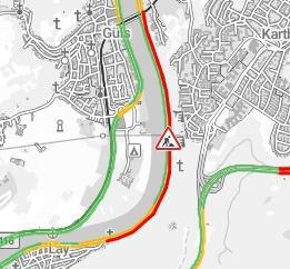 Aktuelle Informationen zur Verkehrsführung