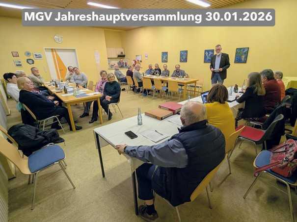 Jahreshauptversammlung MGV Lay – Jubiläumsjahr 2026 / Neuer Chorleiter Jahreshauptversammlung MGV Lay – Jubiläumsjahr 2026 / Neuer Chorleiter