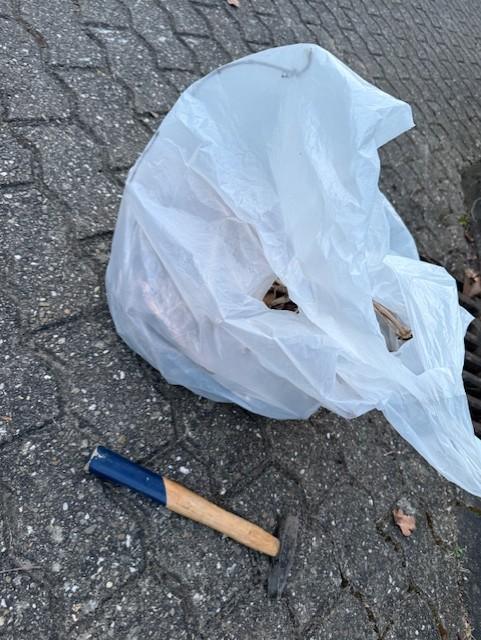 Müll an und auf dem Spielplatz Müll an und auf dem Spielplatz