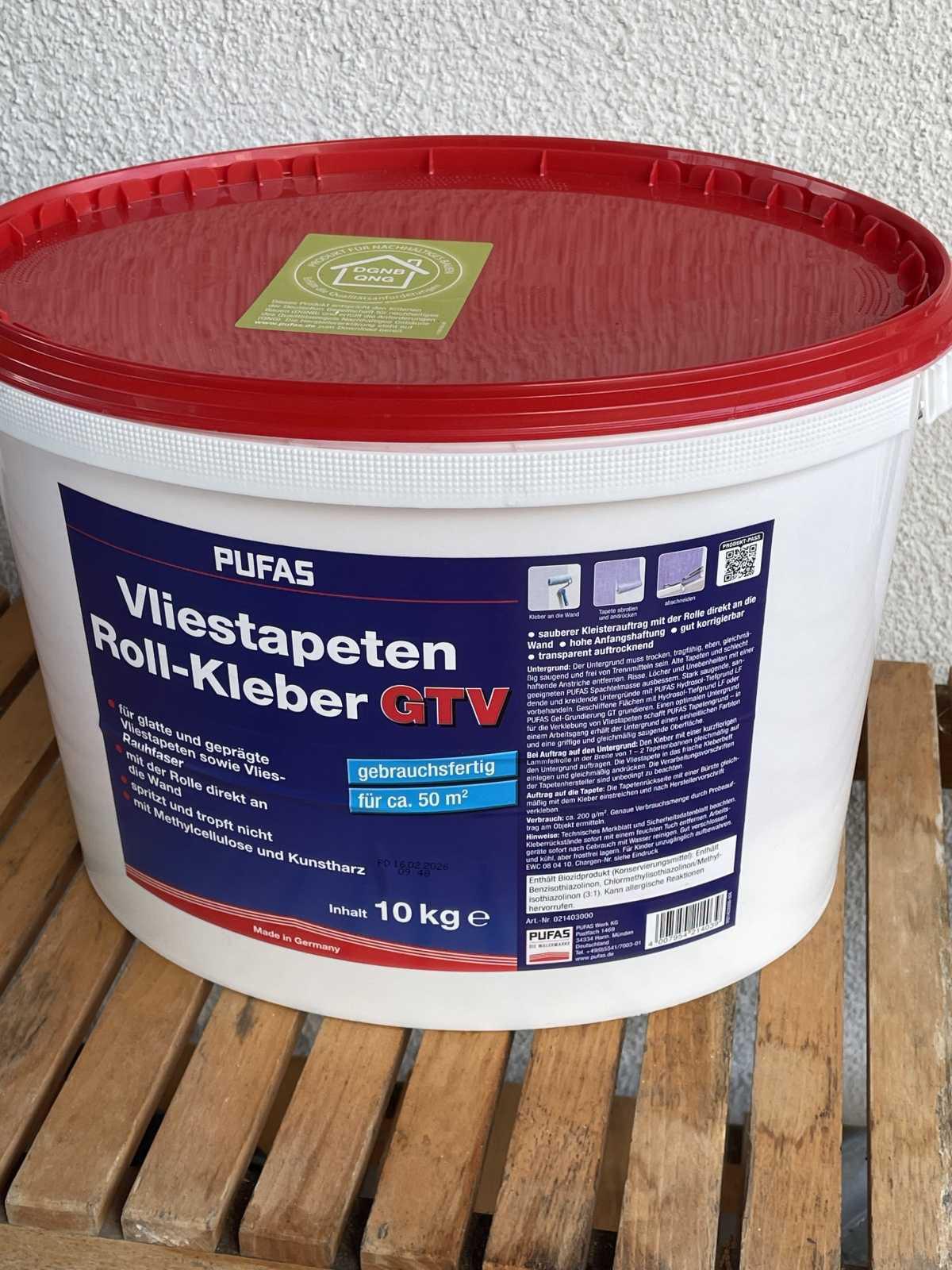 Tapetenkleister zu verschenken