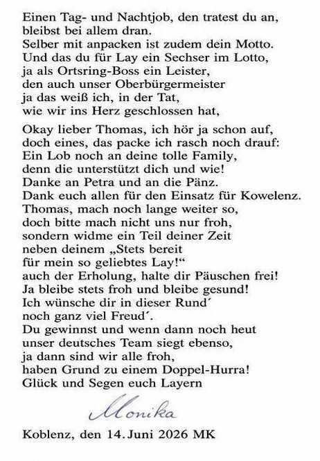 6. Bürgercafé in der Layer Begegnungsstätte