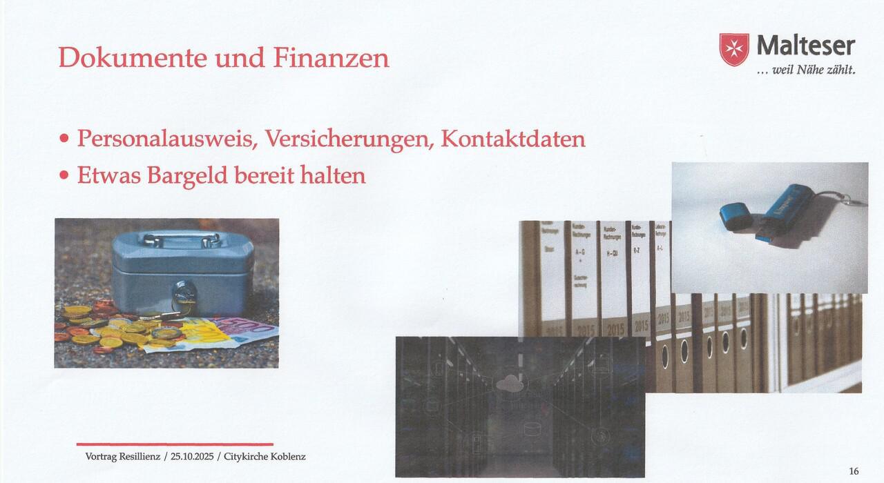 Dokumente und Finanzen
