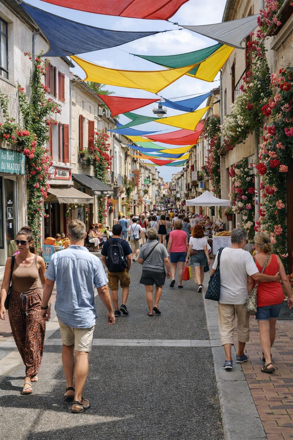 Castillonnès ville fleurie