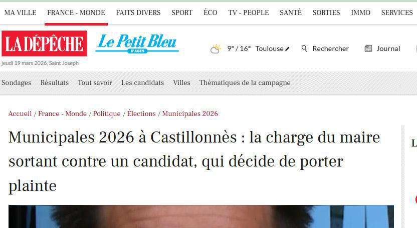 Jean-Louis de Biasi – Déclaration 18 mars Jean-Louis de Biasi – Déclaration 18 mars