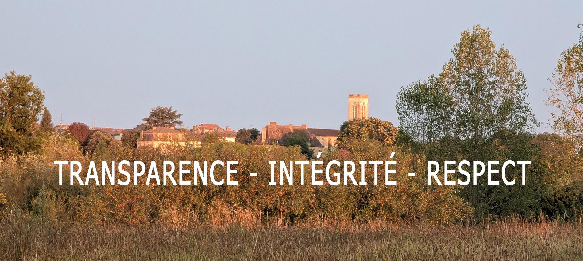 La ville de Castillonnes vue de l'Est