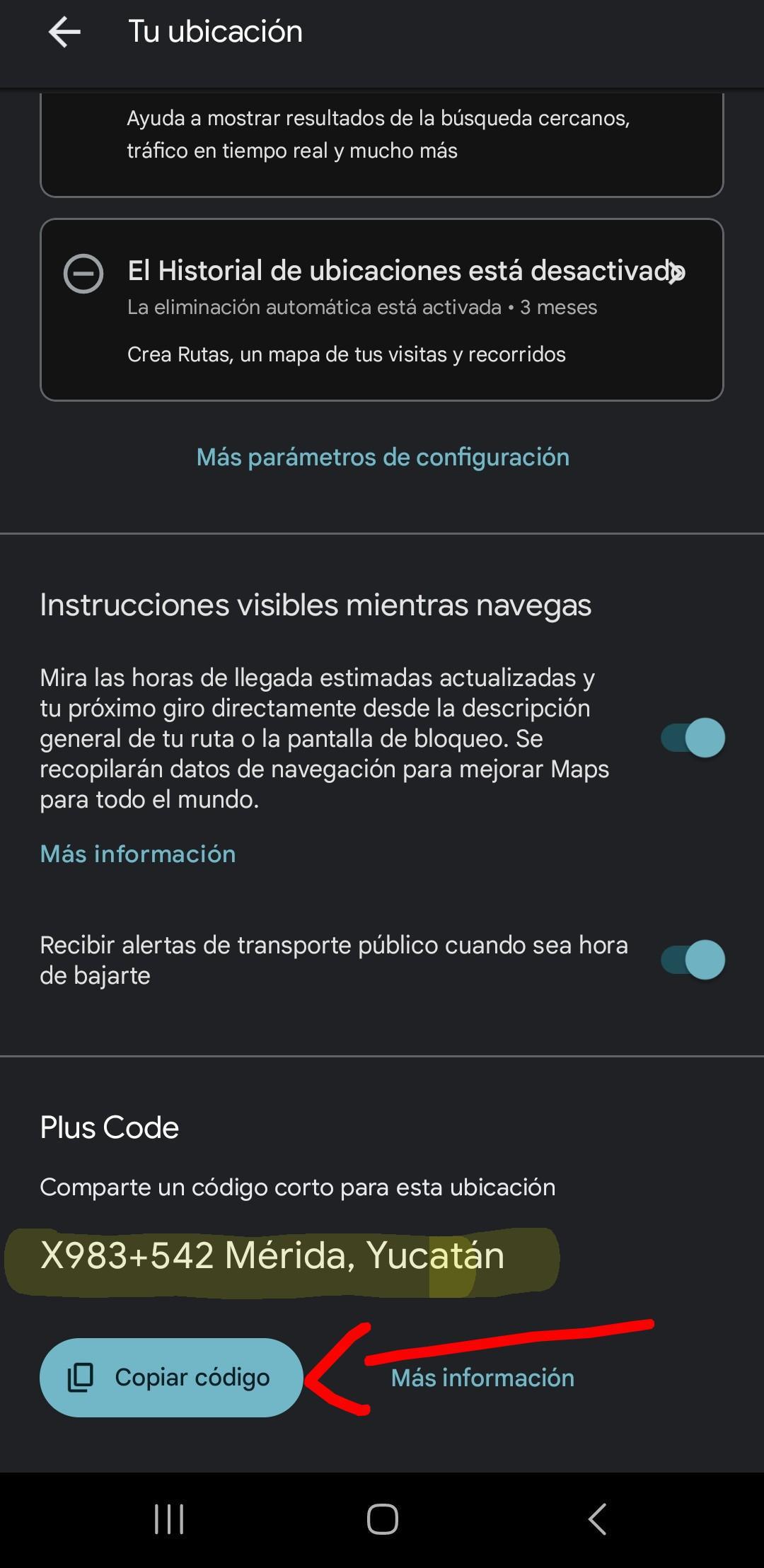 ¿Cómo debo poner mi ubicación correcta?