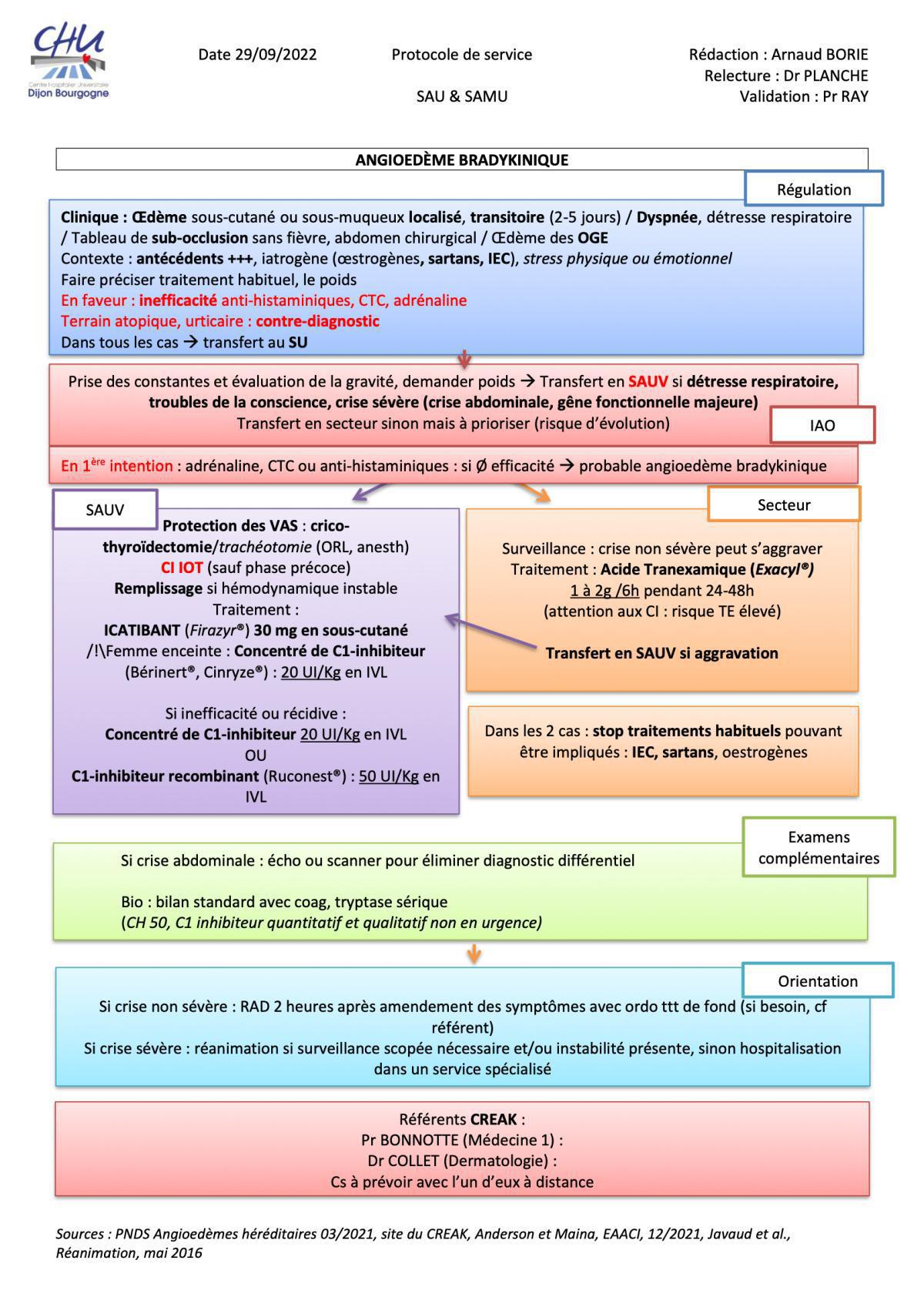 Angioedeme bradykinique