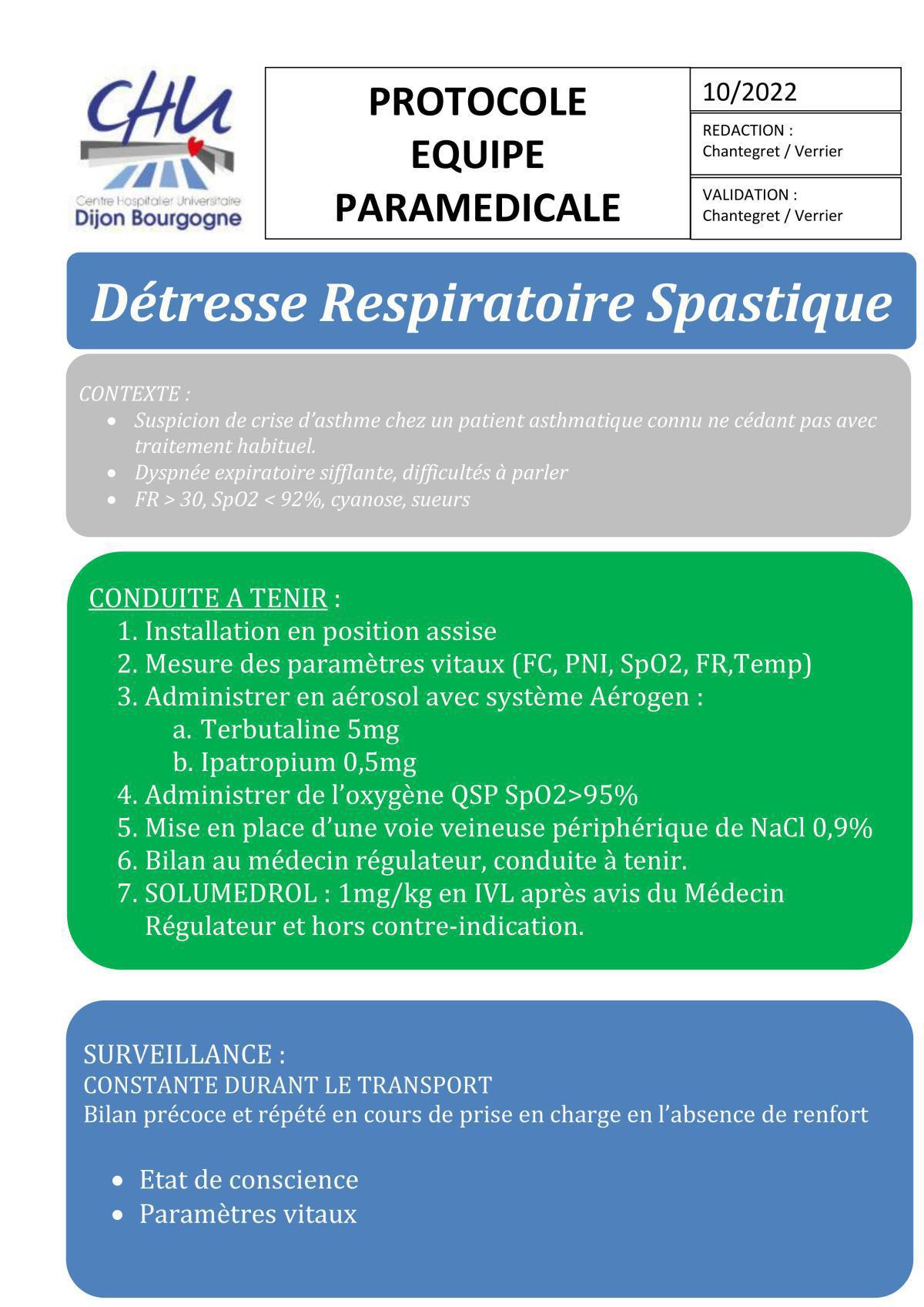 Detresse respiratoire