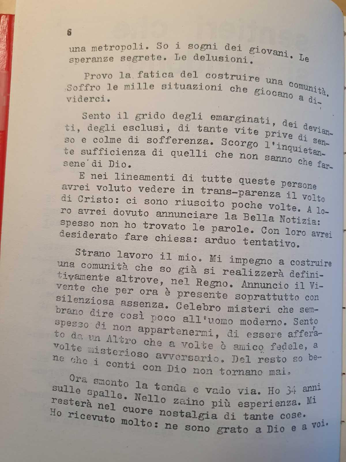 In Memoria di Padre Gilberto Zini 1944-2025