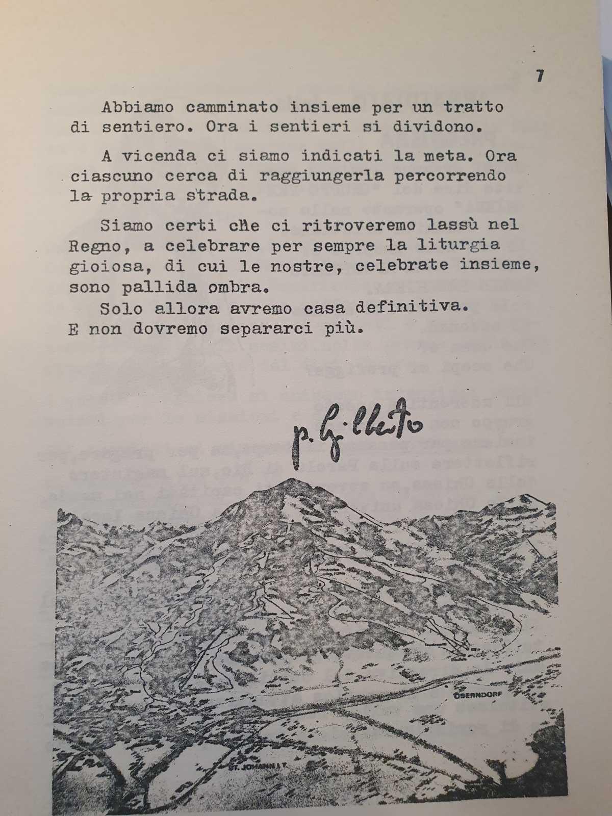 In Memoria di Padre Gilberto Zini 1944-2025 In Memoria di Padre Gilberto Zini 1944-2025
