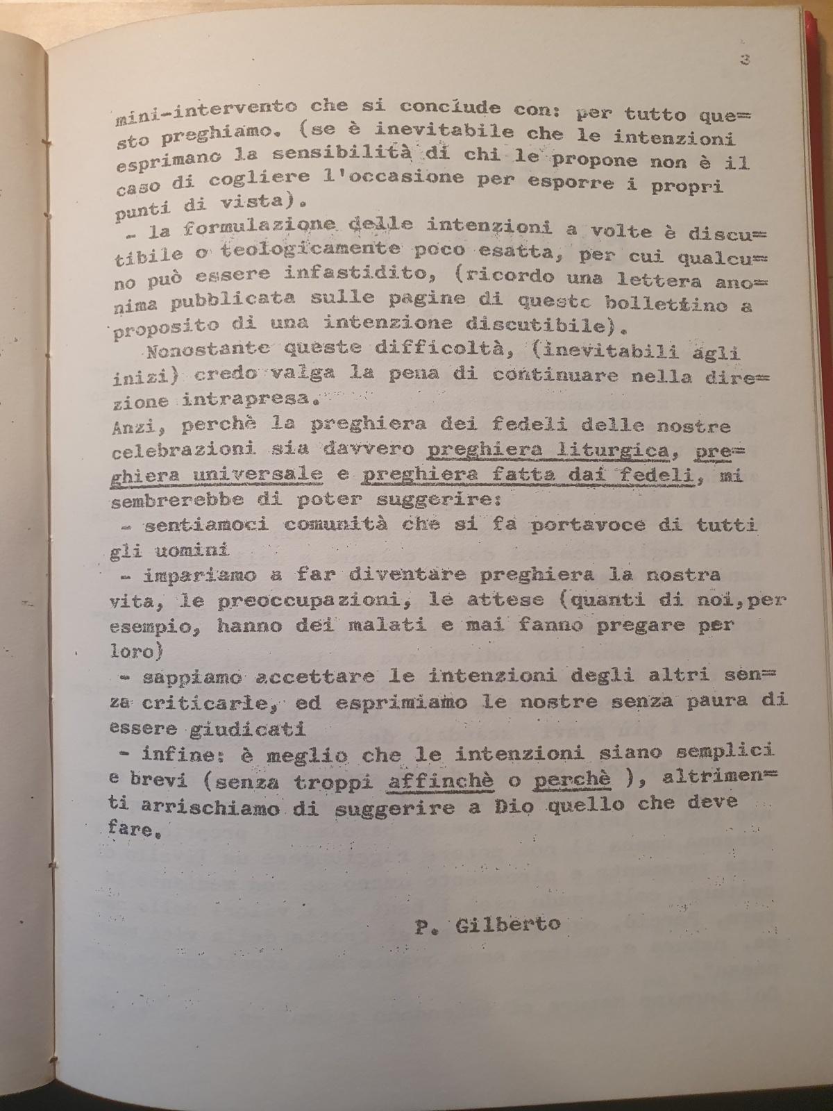 In Memoria di Padre Gilberto Zini 1944-2025 In Memoria di Padre Gilberto Zini 1944-2025