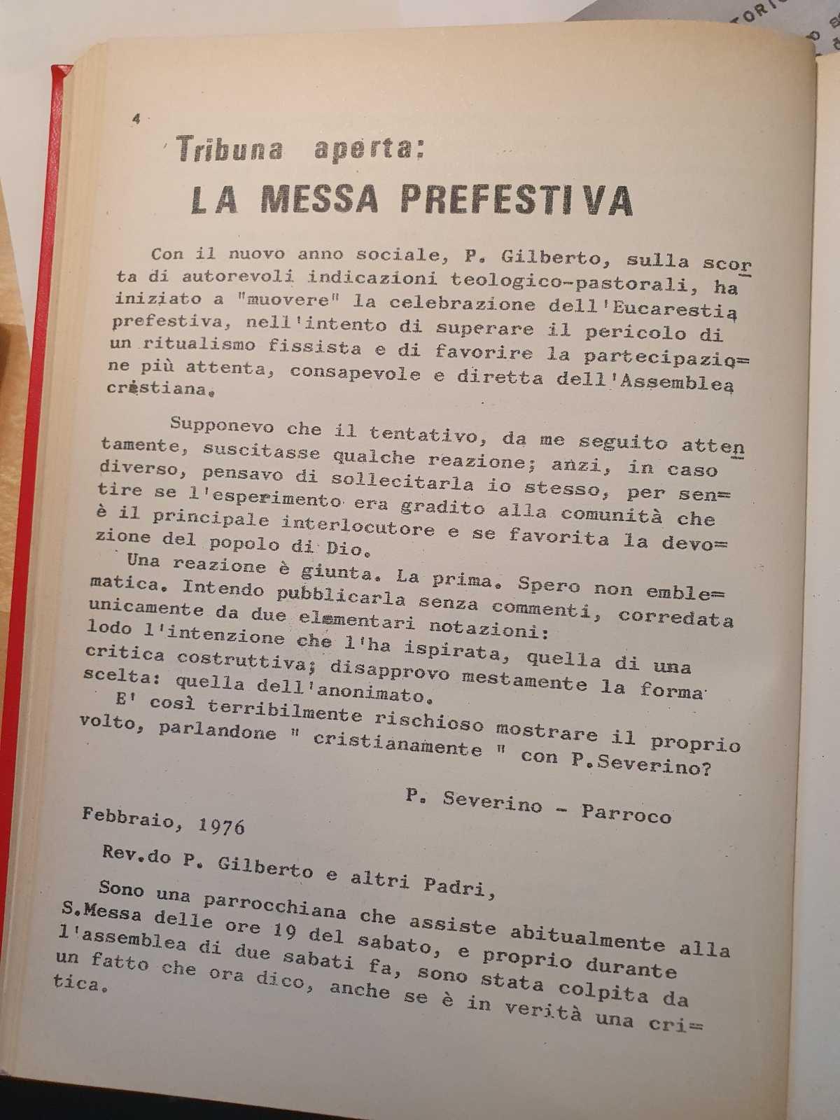 In Memoria di Padre Gilberto Zini 1944-2025 In Memoria di Padre Gilberto Zini 1944-2025