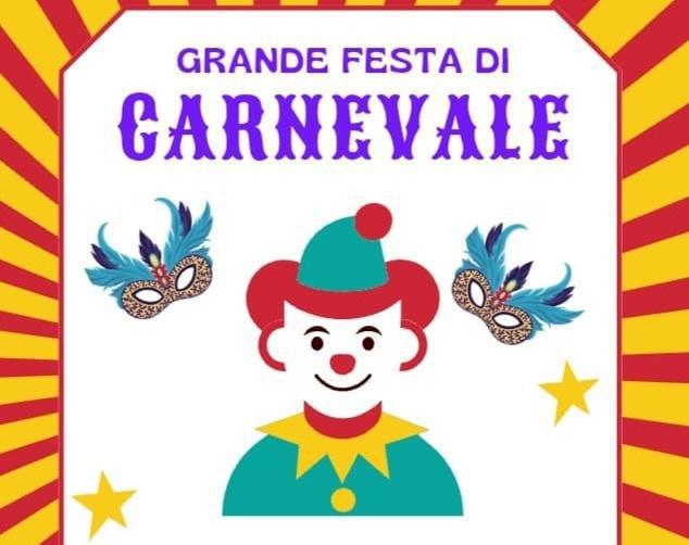 Festa di Carnevale: Venerdì 20 Febbraio 