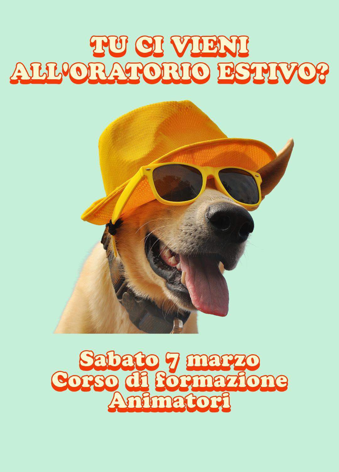 Corso Formazione Animatori: Sabato 7 marzo, ore 18
