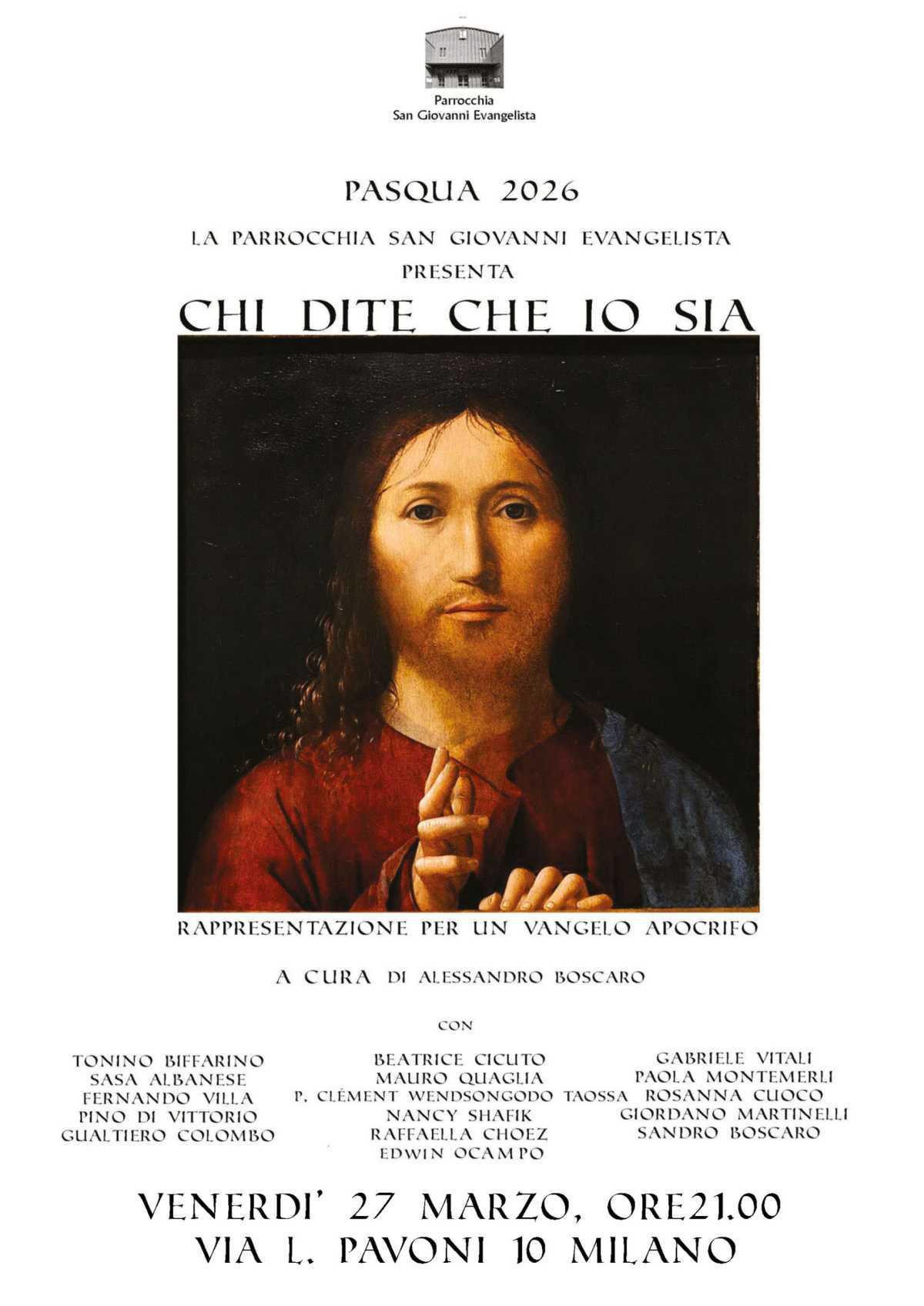 Chi dite che io sia? Chi dite che io sia?