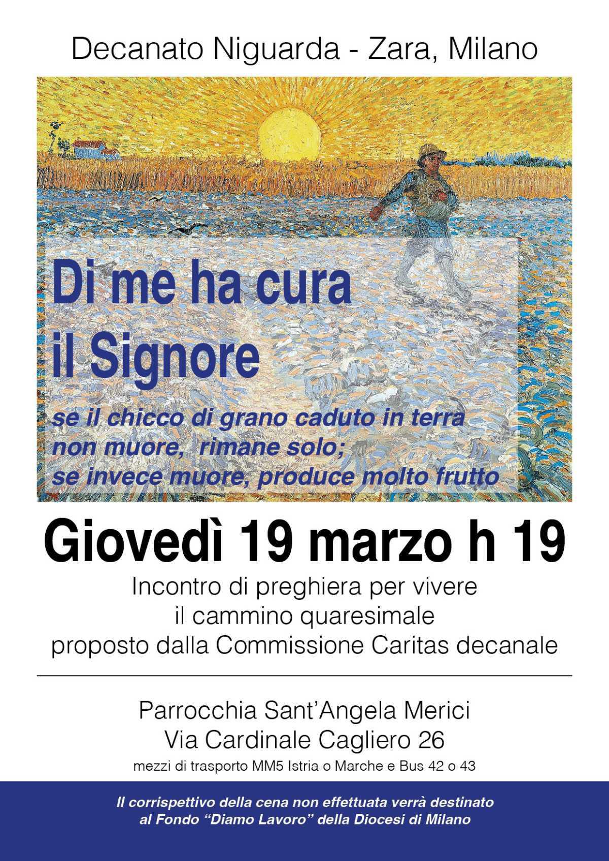 Di me ha cura il Signore Di me ha cura il Signore