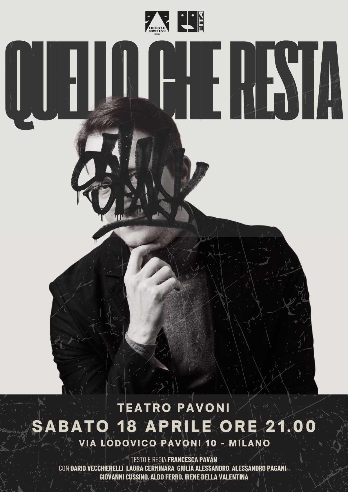 Quello che resta – Sabato 18 aprile ore 21.00 Quello che resta – Sabato 18 aprile ore 21.00