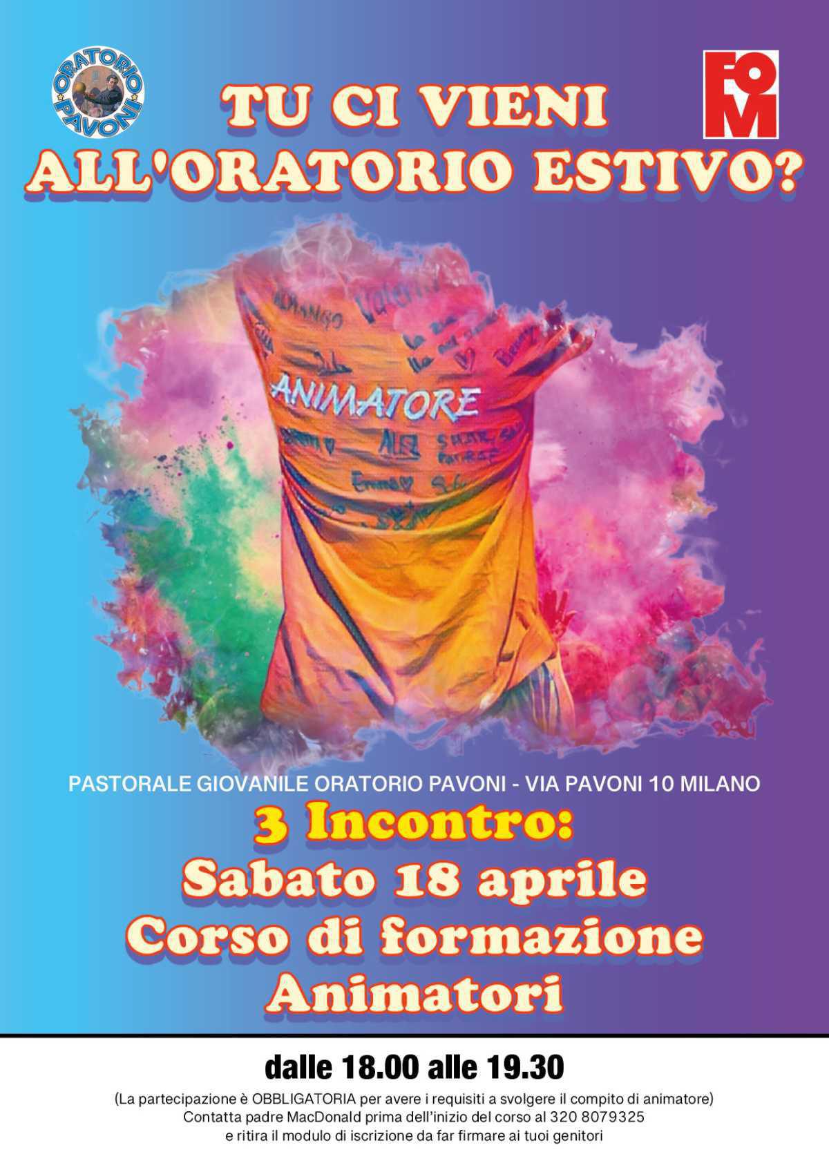 3 incontro Corso di Formazione Animatori
