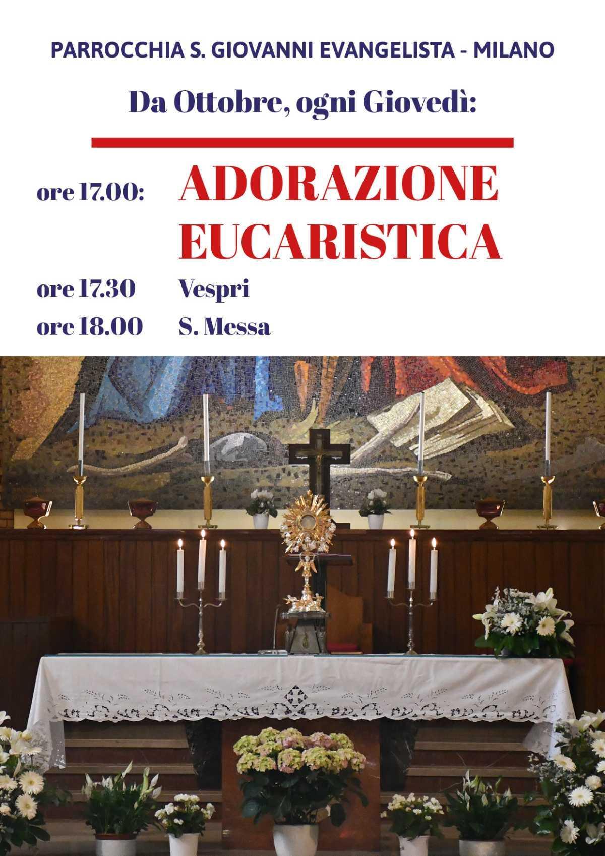 Ogni Giovedì: Adorazione Eucaristica