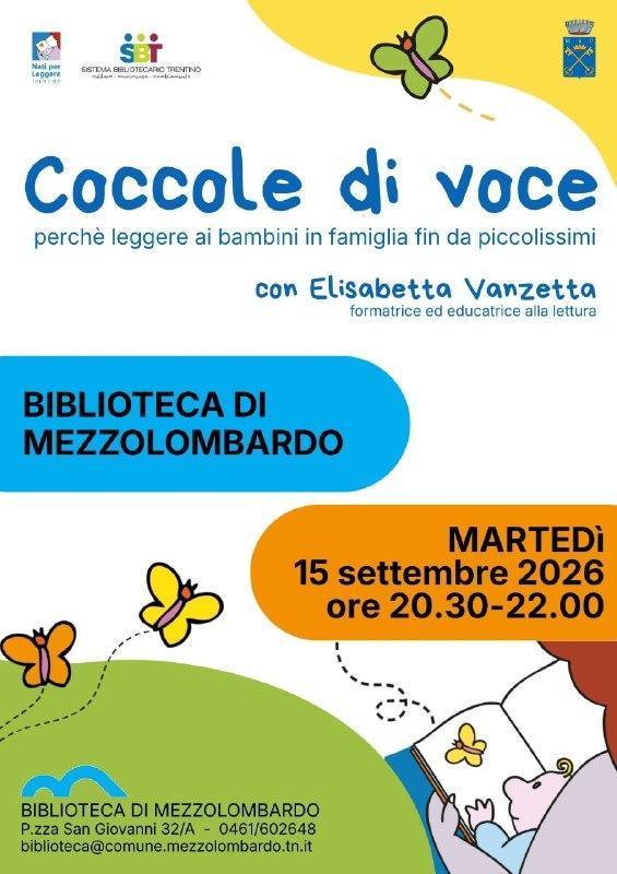Coccole di voce - perchè leggere ai bambini in famiglia fin da piccolissimi (dalle ore 20.30 alle 22.00)