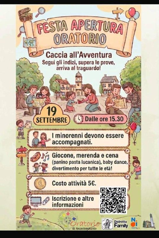 Festa Apertura Oratorio (dalle ore 15:30)