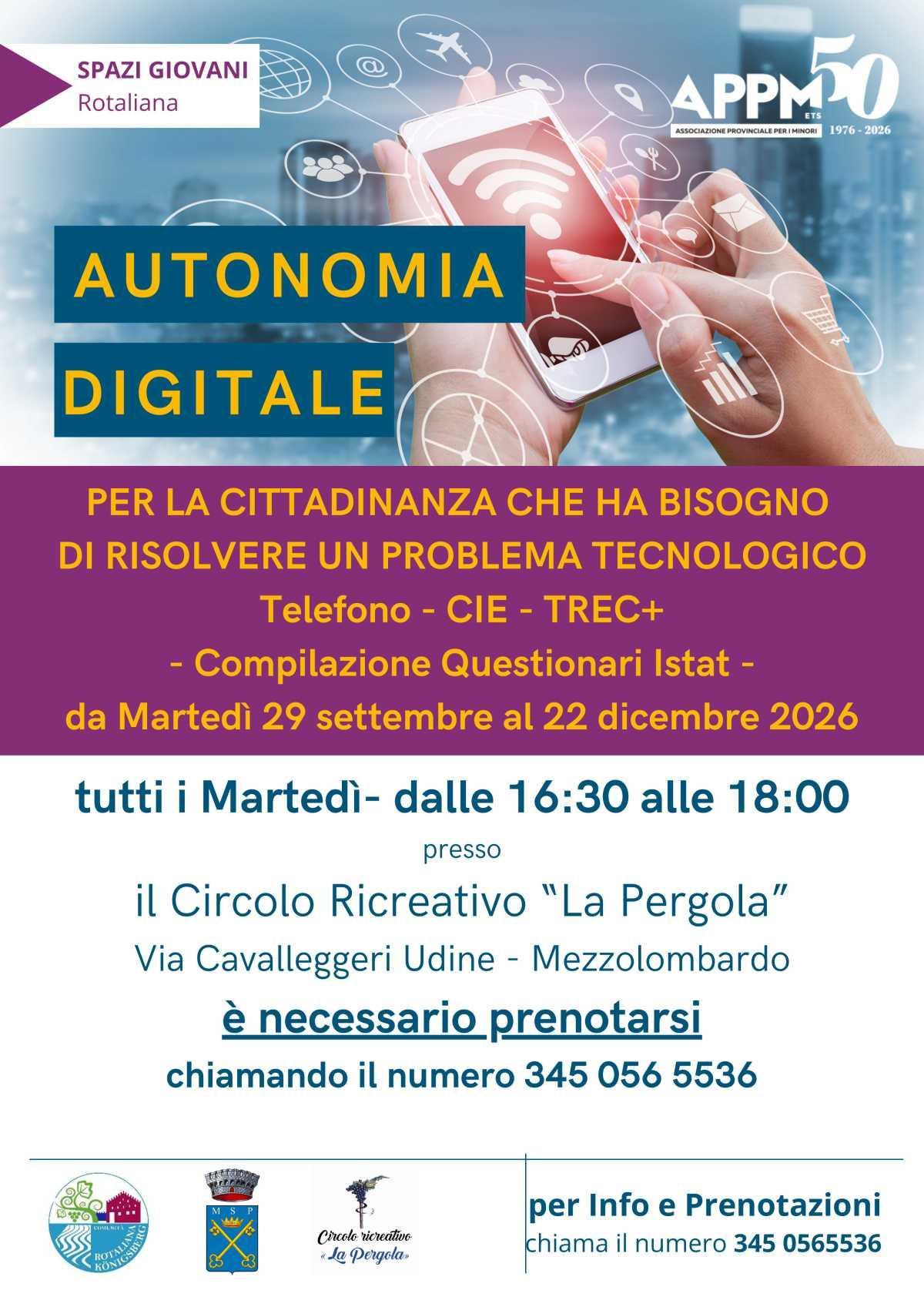 Autonomia Digitale (tutti i Martedì - dalle 16:30 alle 18:00)