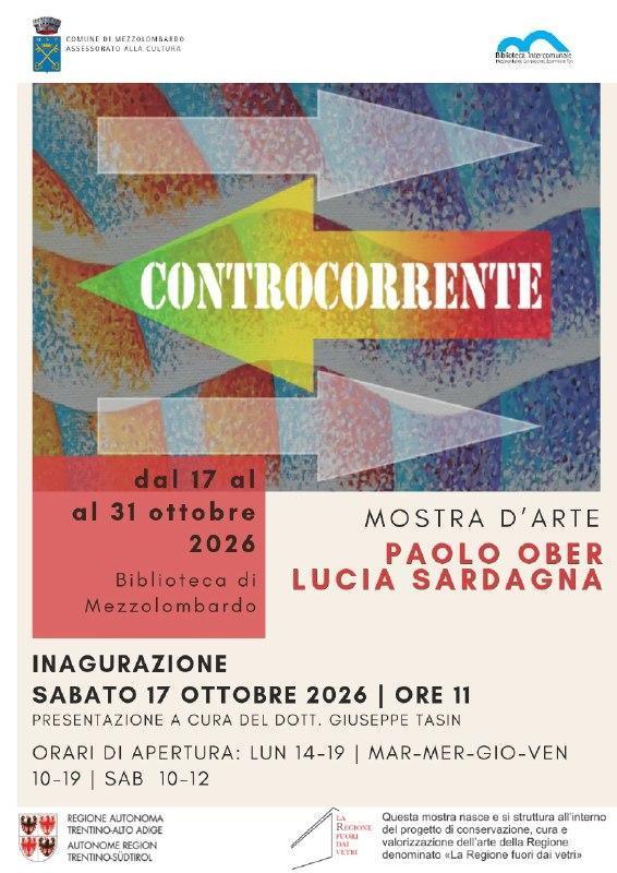 "Controcorrente" Mostra d'Arte - Paolo Ober - Lucia Sardagna