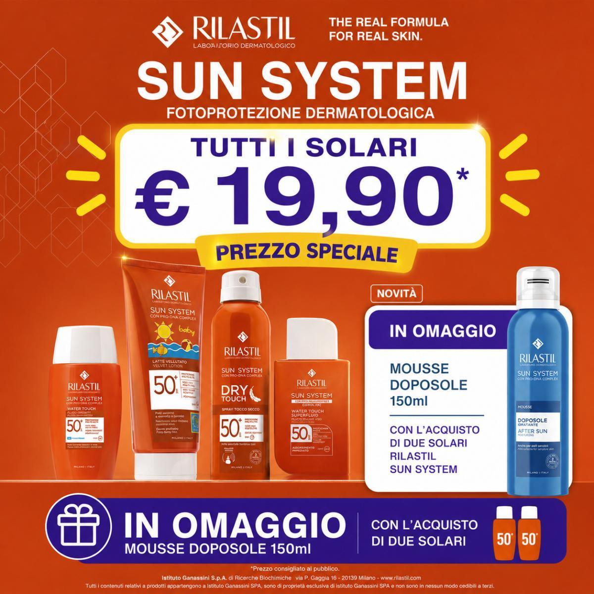 Promo solari Rilastil