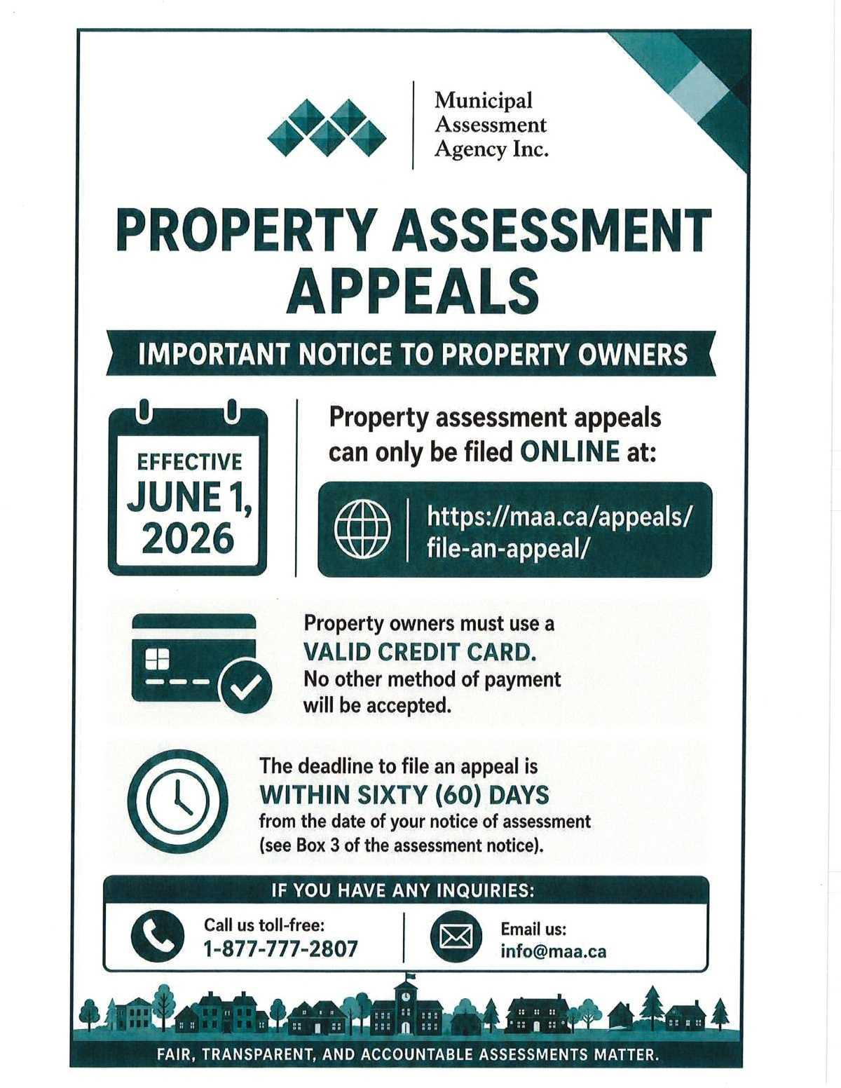Property Assessment Appeals 2026