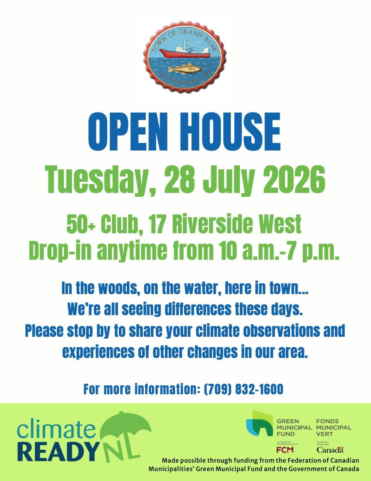 Open House Happening Today