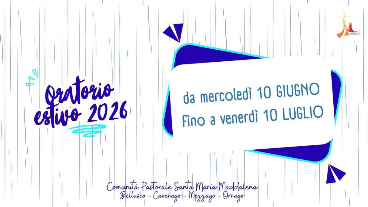 Oratorio Estivo 2026